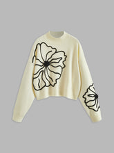 Floral Embroidered Knit Top